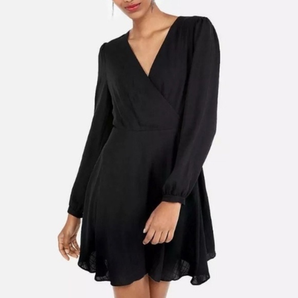 Express Silk Wrap Dress (S)